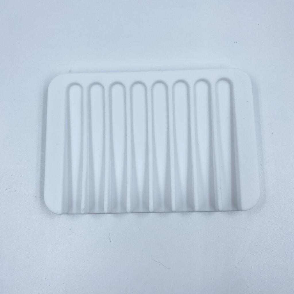 Silicone Soap Holder, Anti-slip Draining & Flowing Soap Dish for Home