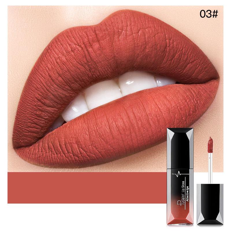 Pudaier Long Lasting Liquid Lipstick Waterproof Matte Velvet Lip Gloss Make Up
