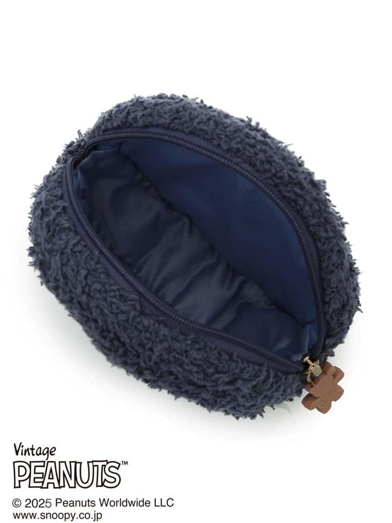 Gelato Pique Peanuts Snoopy X Bear Applique Pouch (PWGB251523 NVY)
