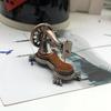 Dollhouse miniatures 1/12 Mini Exquisite Alloy Mini Sewing Machine Mini Alloy Sewing Machine 1:12 Scale Dollhouse DIY Decoration