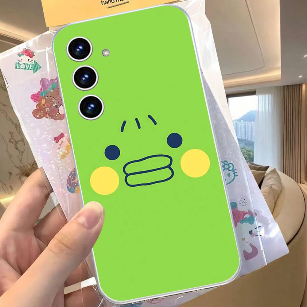 Cute T-tamagotchi-S Anti-Fingerprint Transparent Phone Case For Samsung Galaxy A52,A12,A51,S24,S23,S22ULTRA,S21 Edge,S20LITE,Plu