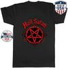Hail Satan Pentagram Grafik T-Shirt Okkultes Dunkles Symbol