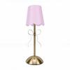 Luminária de Mesa Laço Dourado Estética Fofa Luz de Cabeceira com Cúpula de Tecido para Quarto Sala de Estar Sala de Jantar
