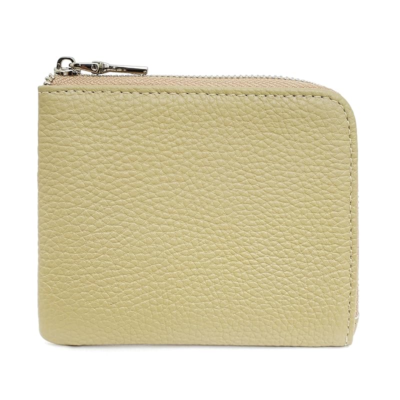 

[Wneedub] mini wallet L-shaped round zipper genuine leather cowhide mini wallet Thin thin compact light small wallet coin purse wallet ladies men s