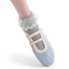Solid Color Short Socks Women Japanese Fashion Black White Gray Low Cut Ankle Socks Lolita Sweet Girls Cute Lace Ruffle Socks