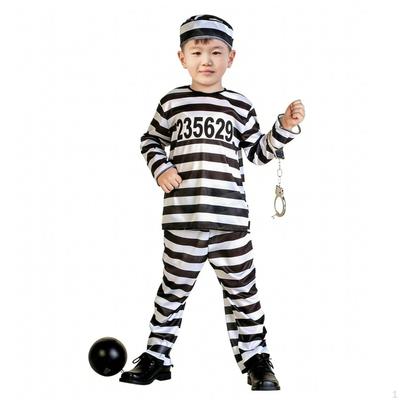 Costum Copii Set Prizonier Ușor pentru Halloween, Cosplay, Spectacole Școlare 120CM