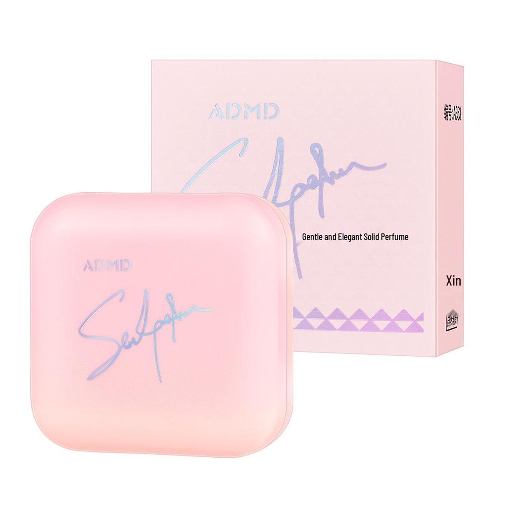 ADMD Portable Solid Perfume: Elegant, Long-Lasting, Natural Fresh Scent.