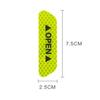4 PCS Auto PET Reflective Car Door Sticker Interior Exterior Reflector Tape Decal Universal Car Accessories Helmet