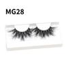 Dense Explosive Mink Hair 27mm Extended False Eyelashes Multi-layer Three-dimensional Curled Long Eyelashes Cross-border Supply
