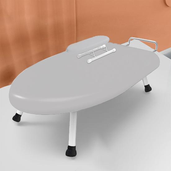 2Pcs/Set Desktop Ironing Board with Removable Washable Cover Heat-Resistant Cotton Padded Foldable Portable Anti-slip Clothes Sleeves Mini Ironing