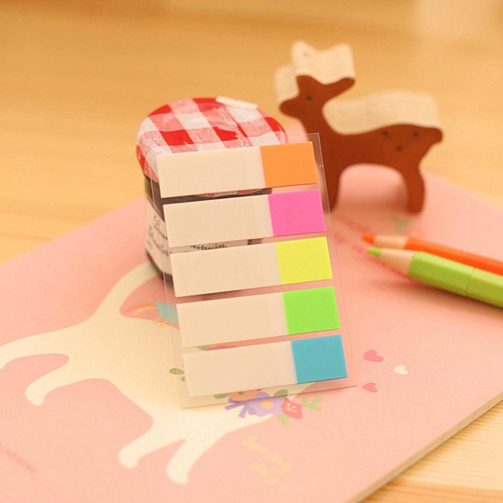 Adhesive Index Category Sticker Label Sticky Note Bookmark Divider (Full Color)