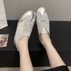 Fashion Flat Mary Jane Shoes for Women 2025 Autumn New Ballet Women Sneakers Large Size Fashion Cross Elastic Band Female Shoes