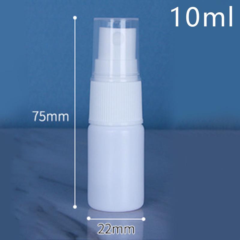 In Stock White HDPE Spray Bottle - 30ml, 50ml, 100ml - Alcohol Disinfectant Refill with Light-Proof Design. 30ml