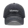 Letter Embroidered Parent Matching Baseball Cap Adjustable Dad Hats  For Man Women