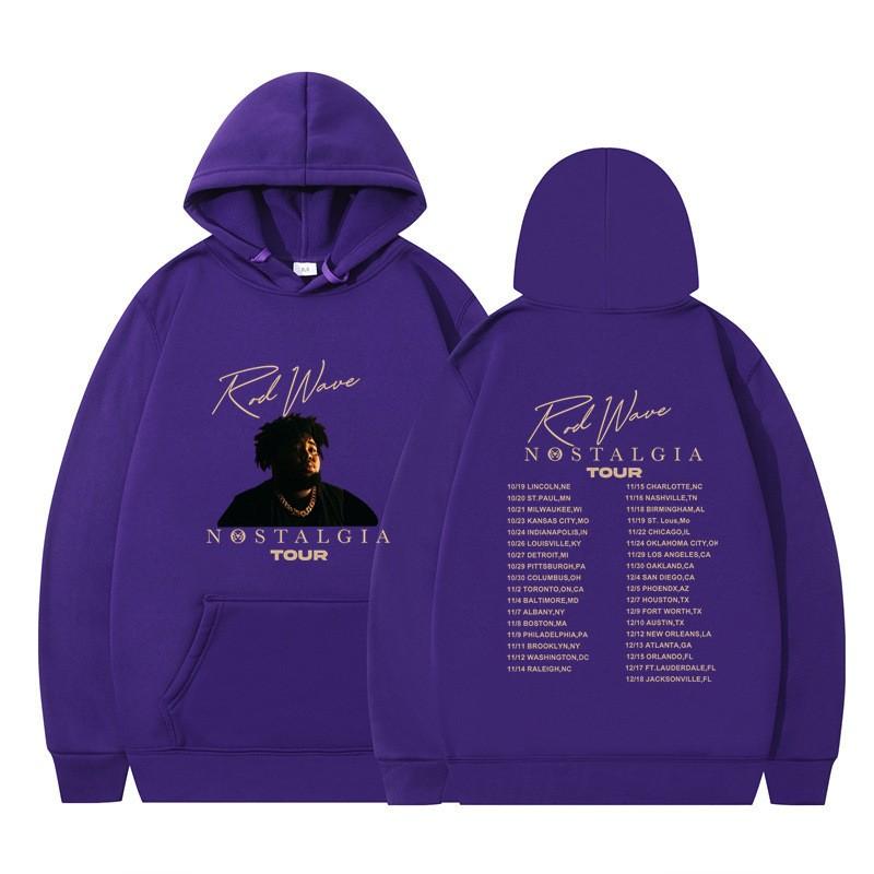 Famous Rapper Rod Wave Hoodie Street Style Y2K Men'S And Women'S Hoodie Harajuku Casual Pullover With Plush Trendy Printed Hoodi