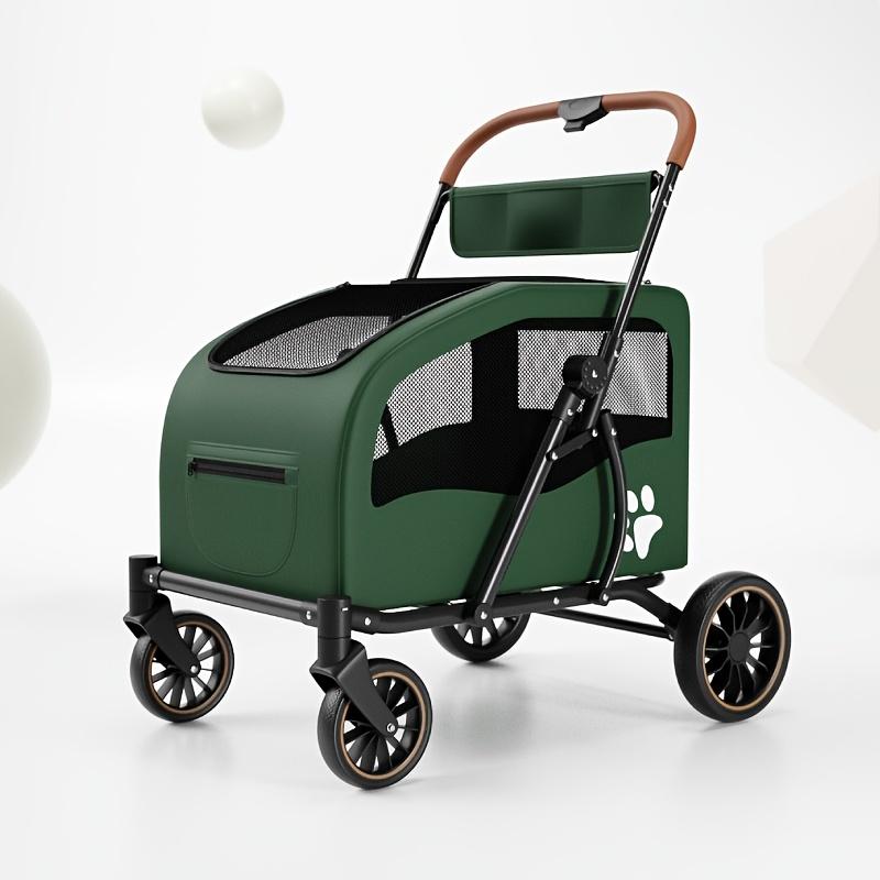 Haustierkinderwagen, Großer Platz, Große, Mittlere Und Kleine Hunde, Katzen, Outdoor, Leicht, Faltbarer Kinderwagen, Outdoor-Wagen, Zum Gassi Gehen Mit Hunden Und Für Katzen