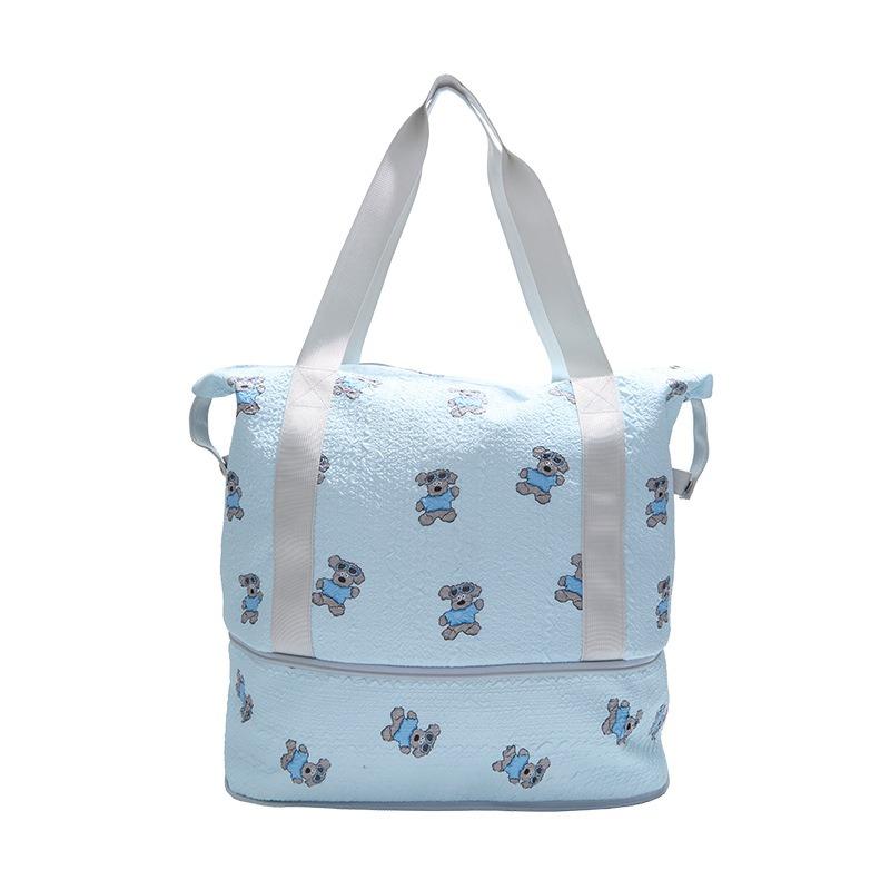 Portable travel bag, women's bag, commuting to work, large-capacity shoulder bag, tote bag, summer storage travel bag