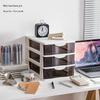 Transparent Drawer-Style Desktop Storage Box for Household Items and Cosmetics