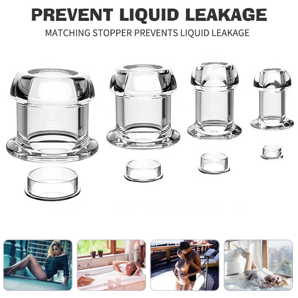 Transparent Anal Plugs Sex Shop Hollow Butt Plug Adult Products Peeping Anal Female Masturbators Erotic Sex Toys for