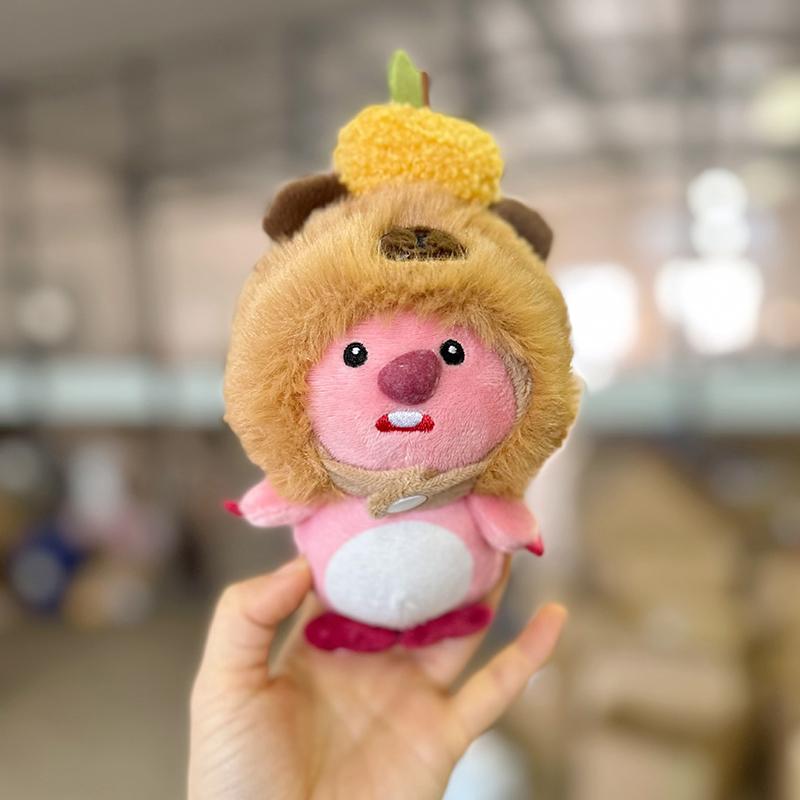 15Cm Doll Headgear Deer Pig Rabbit Cartoon Animal Ear Cap Cos Outfit Change Dressing Game Cute Plush Hat