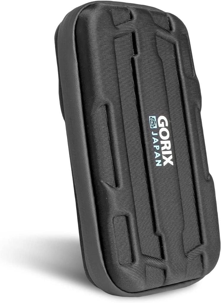 GORIX Travel Cycle Water Waterproof and Water Resistant Smartphone Bicycle Hard Shell Sports Card Cycle Road Accessory Cool Pouch, Semi-Hard Type,