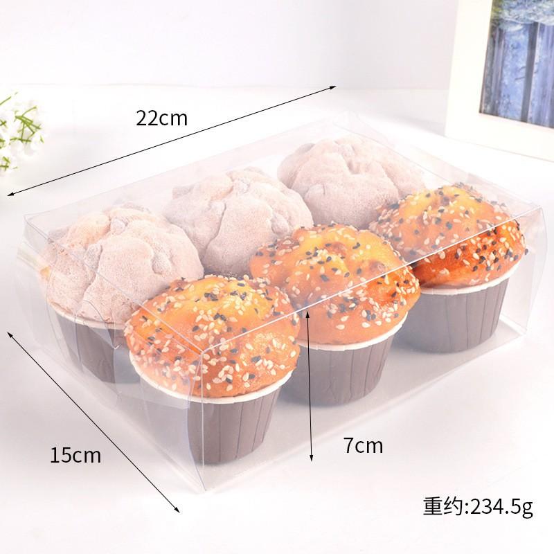 Realistic PU Bread Cake Models Set Home Decor Photography Display Fake Pastry Figurines