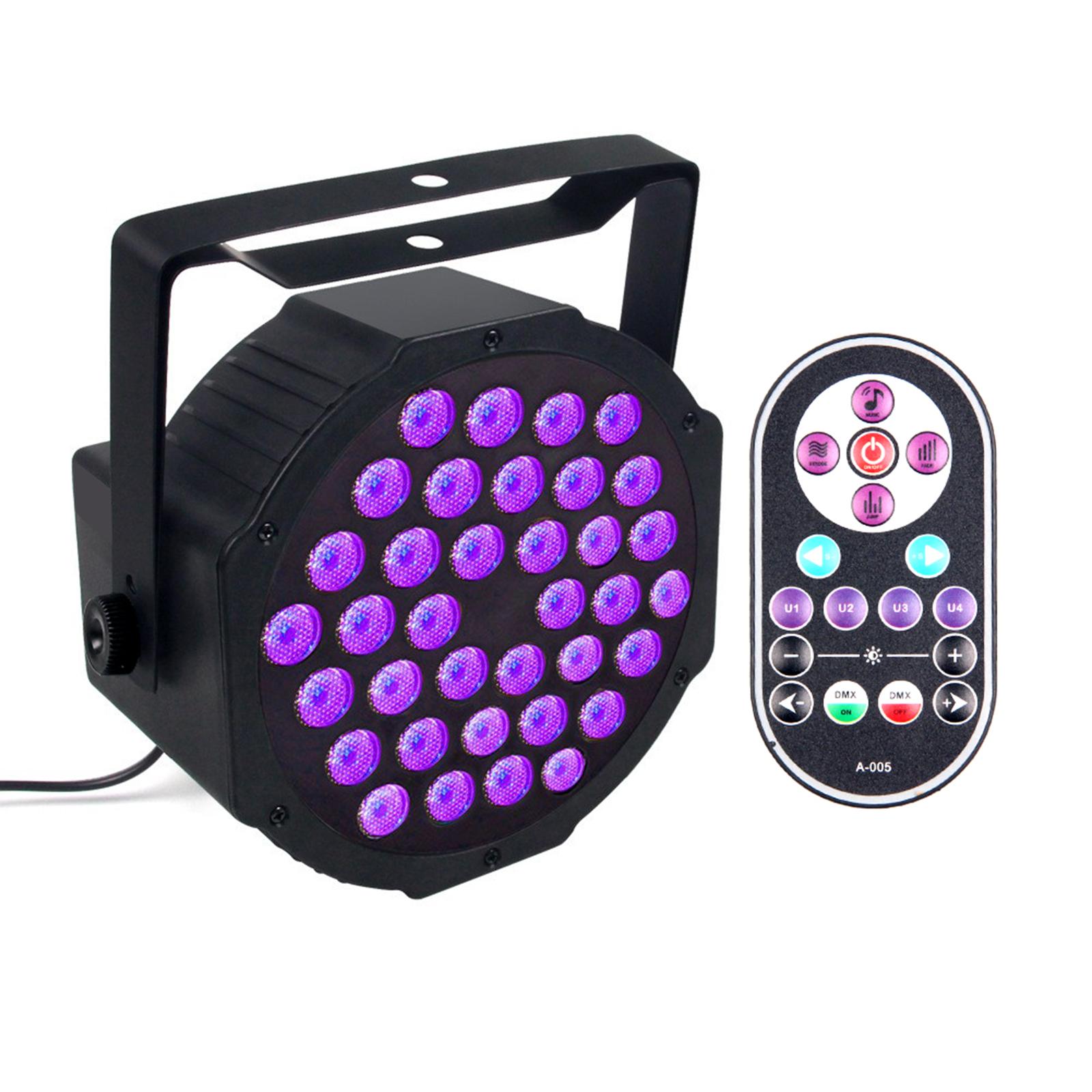 

C110-240V 36W 36 светодиодов Par Light сценический светильник с контроллером Разнообразное освещение UK Plug