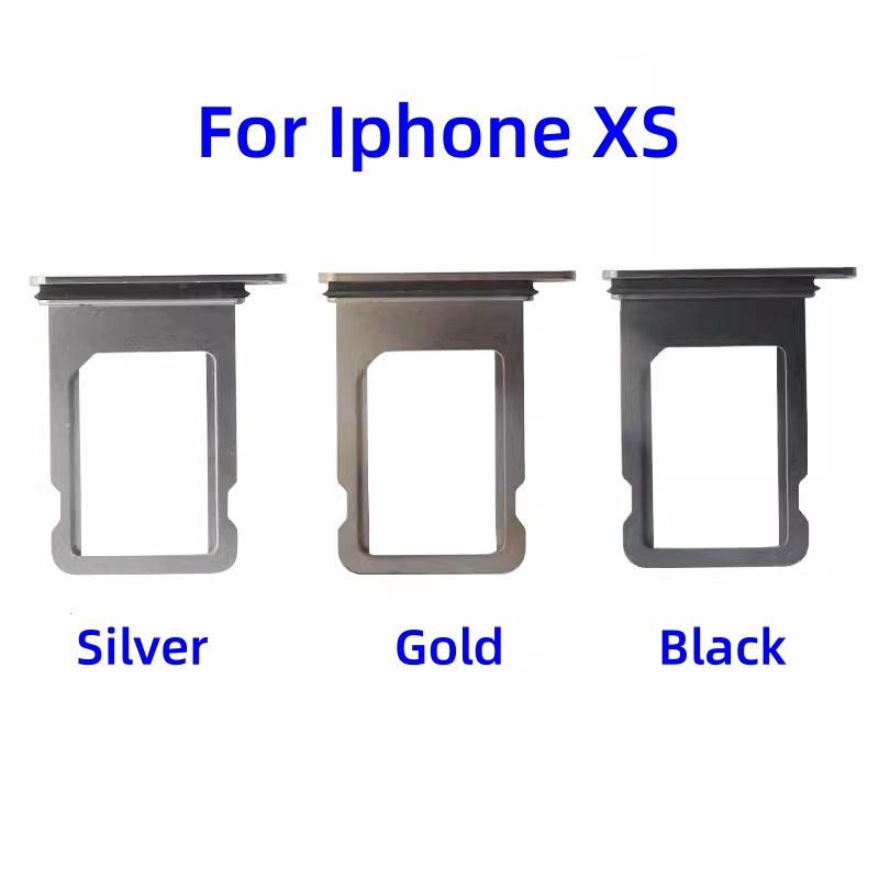 SIM Card tray For Iphone X/XS/XSMax/XR Card slot drawer Holder drawer chip card tray Sim Card Reader Socket For XR XSMax XS X