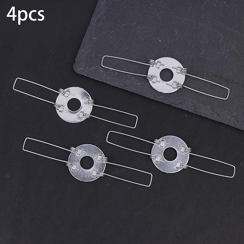 4Pcs 2-Forks 3-Forks Galvanized Fixing Spring Clip Spring Buckle For Fixing Lampshade Shrapnel Diy For Pandent Lamps Lanterns