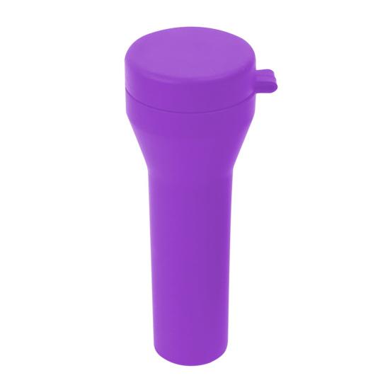 Striped Silicone Ice Stick Tray, Food Grade Narrow Ice Cube Mold for Bottles, Easy Release Ice Maker with Leakproof Lid