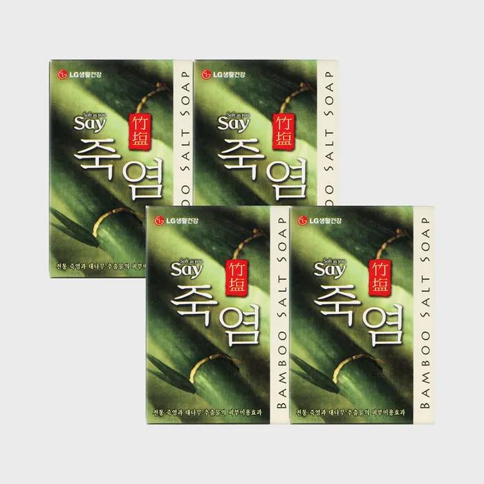 

Мыло с бамбуковой солью 100 г 1 упаковка X 4 Sirin