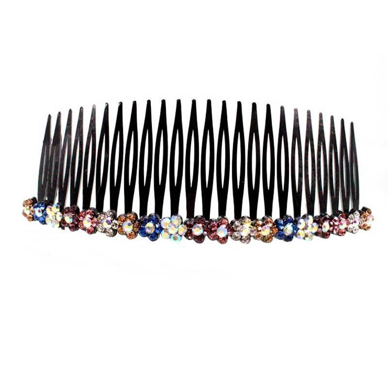 Plum Blossom Hair Comb Korean Style Fashion Hair Bun Head Insert Comb Plastic Simple Versatile Hairpin Female Accessories