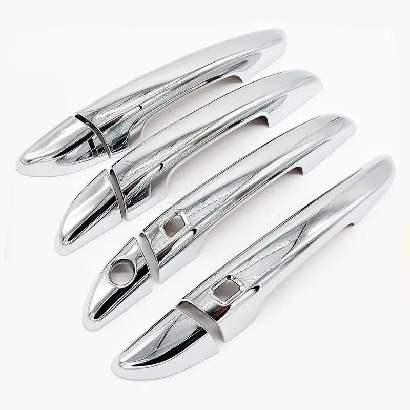 For Hyundai Sonata 2015 2016 2017 2018  Car Sticker Chrome Silver Exterior Door Handle Moulding Cover Trim Decor Accessories
