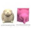Succulent Plant Silicone Mold Puppy Shaped Flower Pots Mould Practical Concrete and Gypsum Mould for Floral Planter