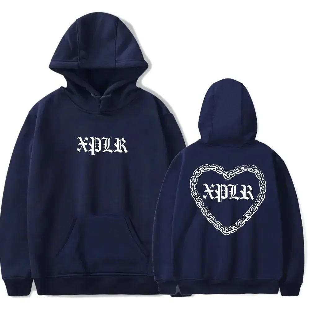 Sam and Colby XPLR Kapuzenpullover für Herren und Damen, langärmelig, lässiger Hoodie, warme Straßenkleidung, Winteroberteil