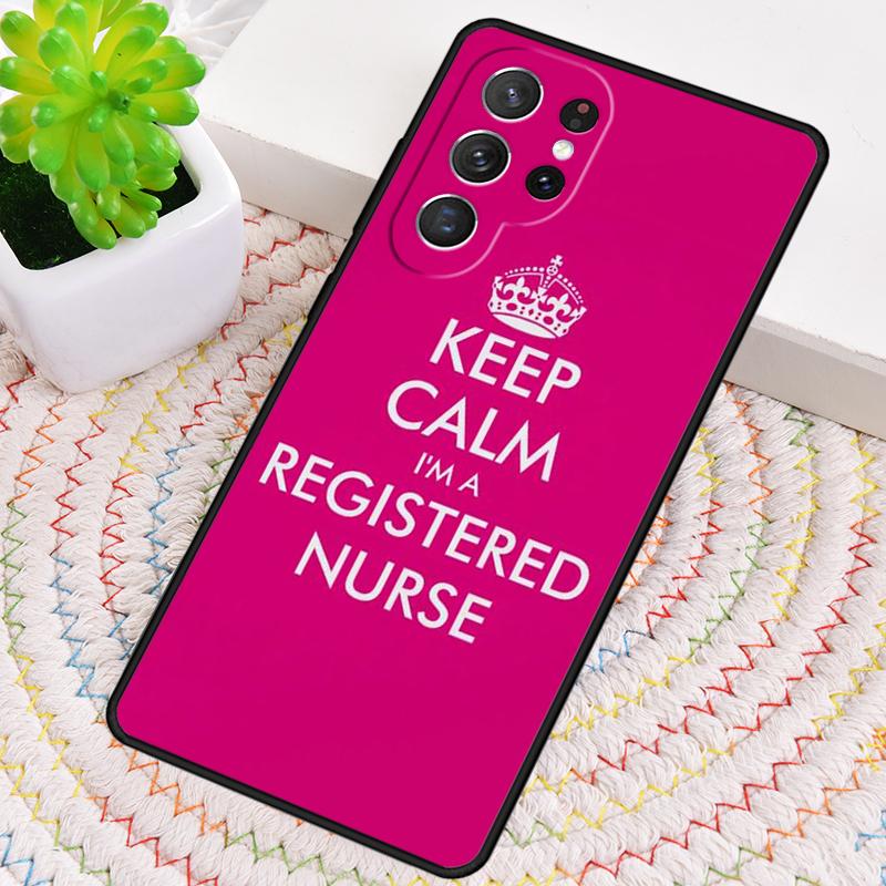 Medicine Keep Calm I'm Nurse soft Silicone Phone Case For Samsung Galaxy note 10 pro S26 S25 S24 S23 S22 S21 Plus Ultra Cover