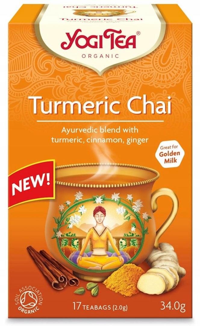 CHAI DORATO ALLA CURCUMA CHAI BIOLOGICO (17 x 2 g) 34 g YOGI TEA