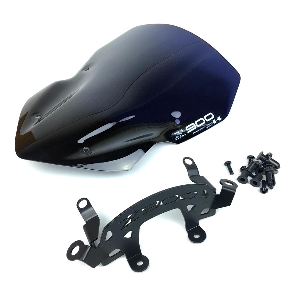 New Ninja Z900 Z 900 ZR900 ZR 900 2017 2018  Black high quality windshield windshield