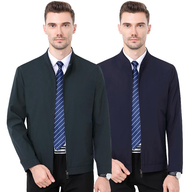 Herren 2022 Herbst Stehkragen Freizeitjacke – Trendiger, dünner Stil für Männer mittleren Alters