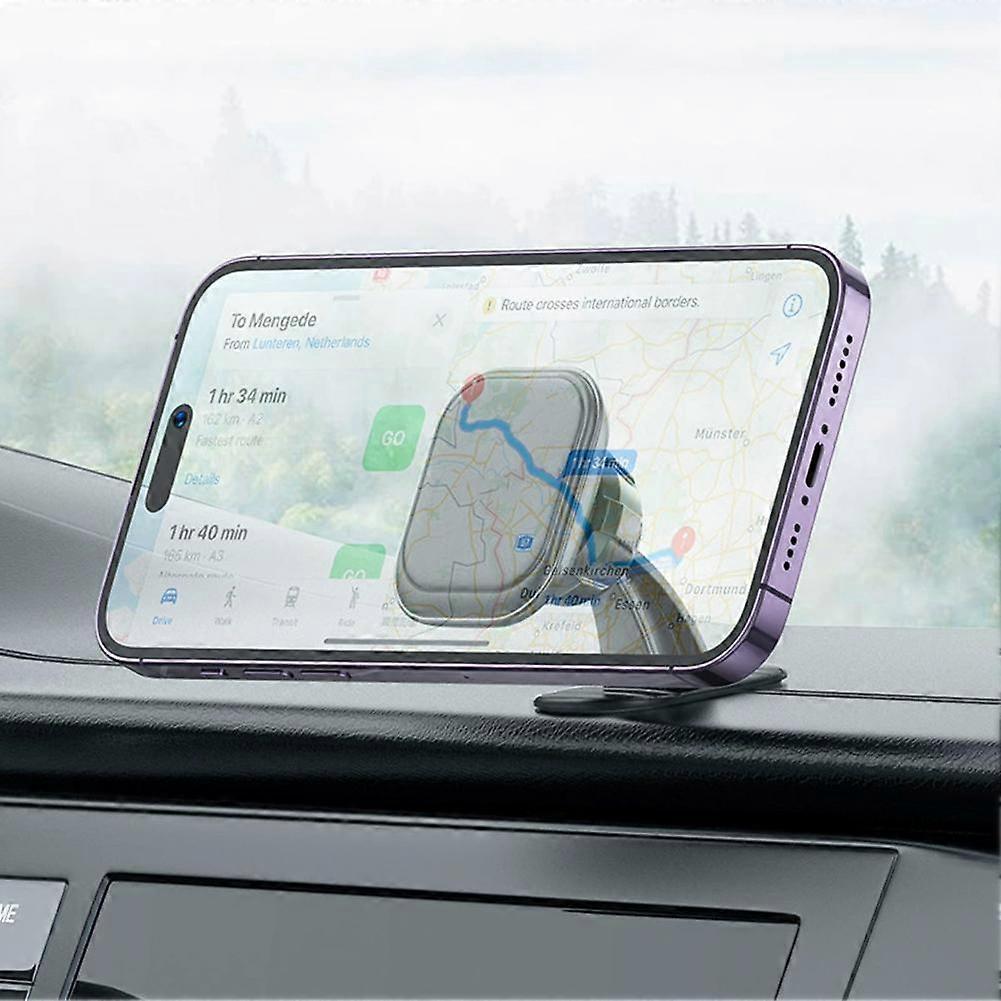 Car Mounted Magnetic Phone Holder AirOutlet Snap On Suction Cup Magnetic Holder