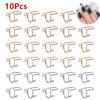 10Pcs Reusable Nail Rings Removable Nail Art Decoration Trendy False Nail Rings  Party Jewelry
