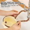 Practical Kitchen Sink Organizer Strainer Basket, Automatic Dumping Design, Hanging Durable PP Drain Filter Faucet Food Catcher, for Cleaning