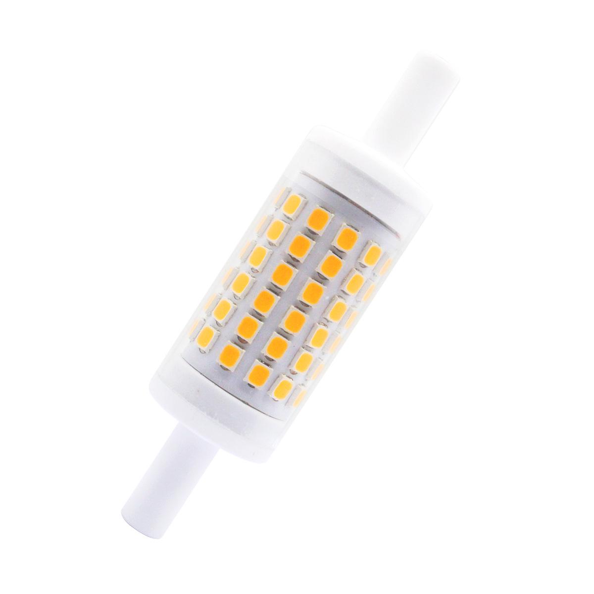 

Dimmable 10W Ceramic LED Floodlight with R7S Horizontal Plug, 120/220V, Bestseller Replacement for J78. 10W Non-dimmable 85-265V