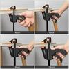 1Pcs Fixed Clamp Quick Clamp Carpenter Ratchet Release DIY Hand Tools Stick Small Parts Quick Extrusion Tool 4/6/8/10 Inch