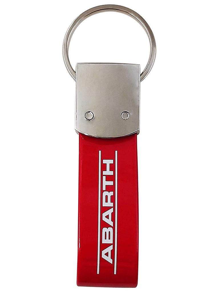 ABARTH Genuine FIAT Fiat Italy Accessory Key Chain Keyholder MADE IN ITALY (Red) S, red