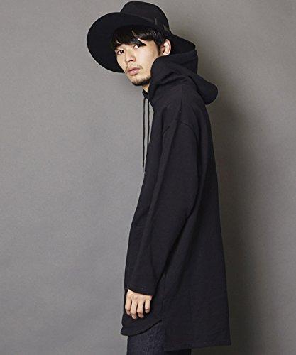 Unrelaxing UR-96 Oversized Pullover Hoodie, Size S, Black, UR-96_BK01S001