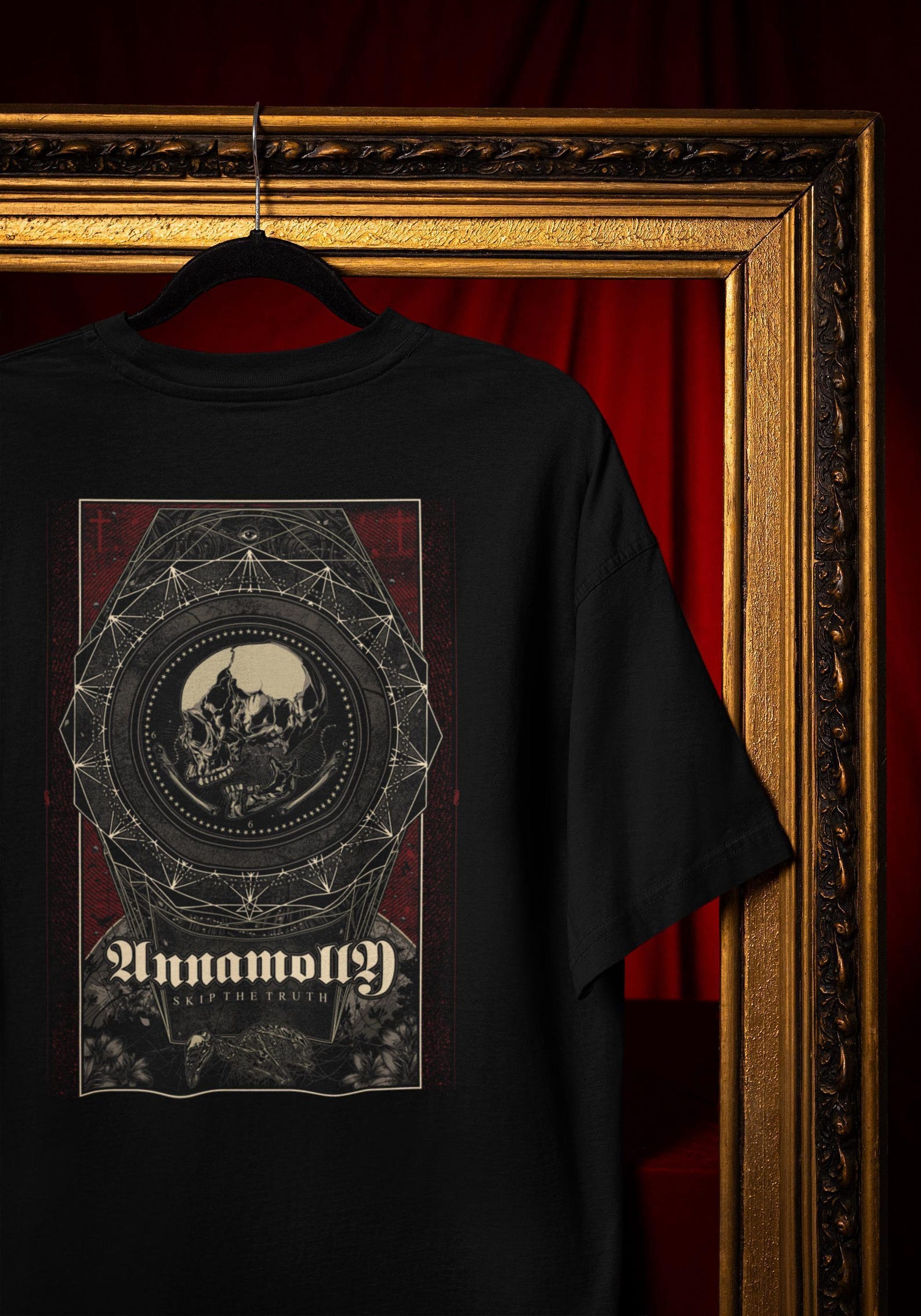 Occult Skull T-Shirt, All Seeing Eye, Gothic Witchcraft (S-4XL) Comfort Colors® 3XL