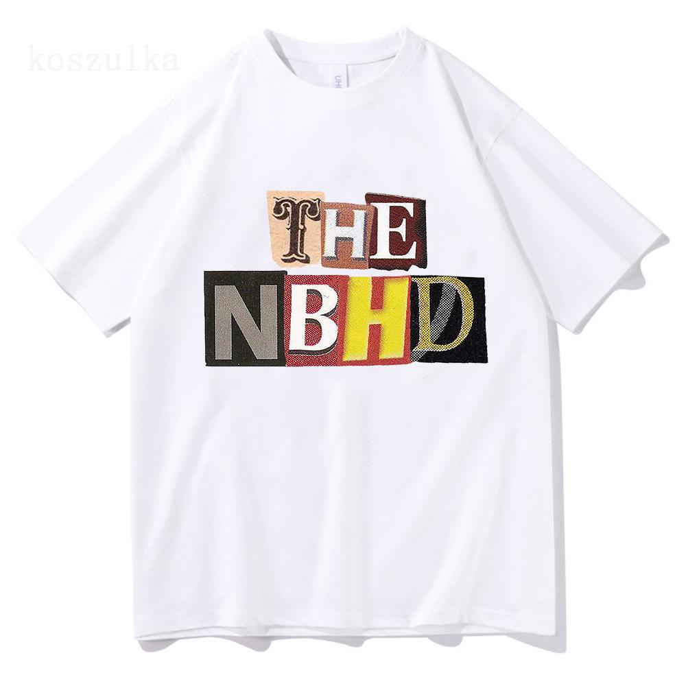 

Wiped Out Album Printing Tshirts The Neighbourhood NBHD Band Tshirt Cotton High Quality Summer Teeshirt Women Unisex Clothes Tee 3XL