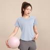 Camiseta Deportiva de Secado Rápido para Mujer: Top para Correr al Aire Libre, Pilates, Yoga