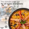 Poêle À Paella Induction 46cm 11-12 Portions, Antiadhésive Sans PFOA, Aluminium Briebe Zafrán Noir 00959